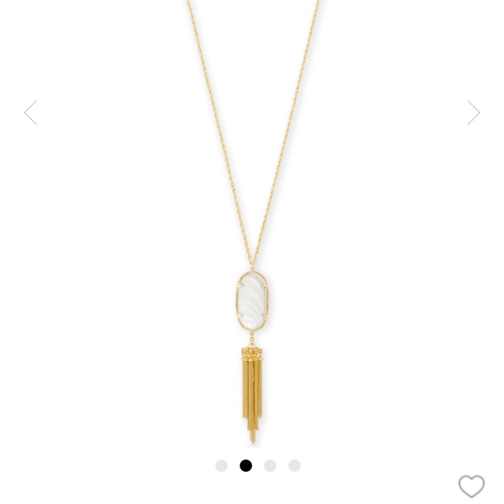 Kendra Scott Rayne Necklace in White Pearl